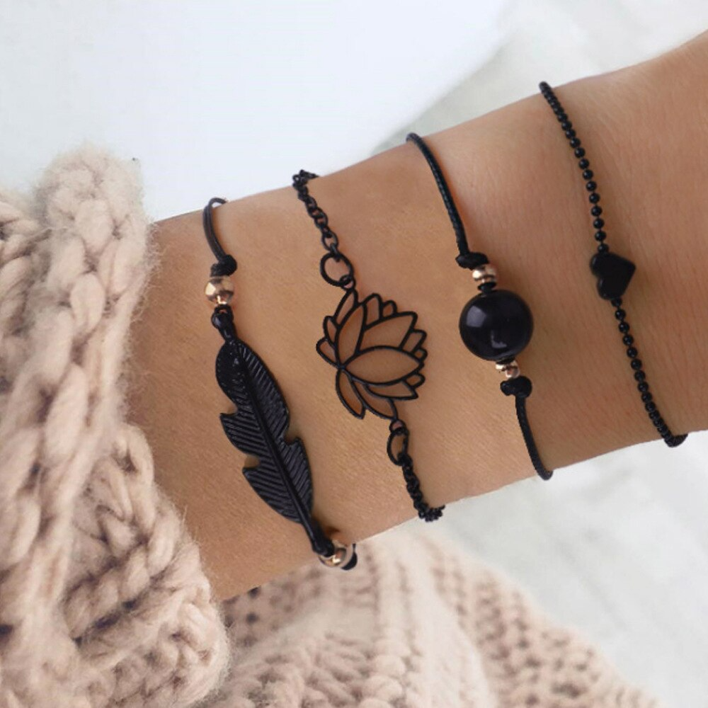 Lotus Armband - 4er Set