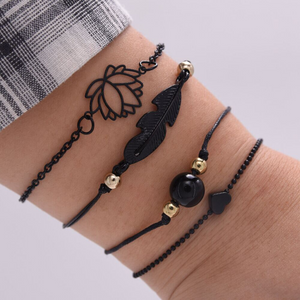 Lotus Armband - 4er Set